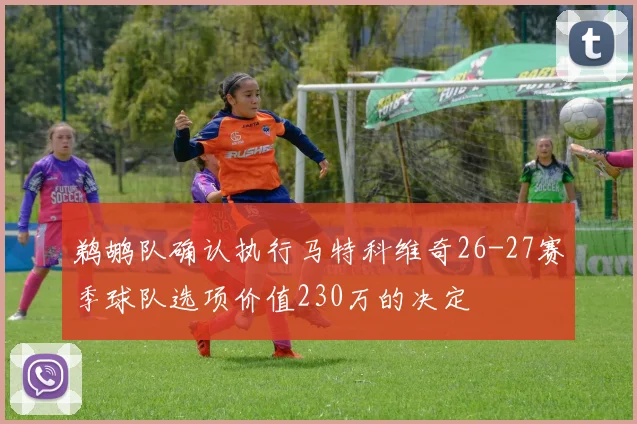 鹈鹕队确认执行马特科维奇26-27赛季球队选项价值230万的决定